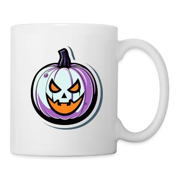 Pumpkin Halloween Drawing - Mug - white - Right