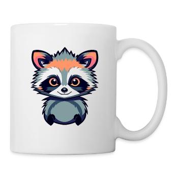 Raccoon Illustration - Mug - white - Right