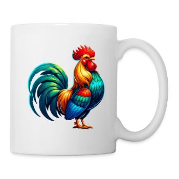 Beautiful Rooster Image - Mug - white - Right