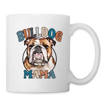 Bouledogue anglais maman chiens chien fête des mères Wilsigns - Mug blanc - blanc - Droite