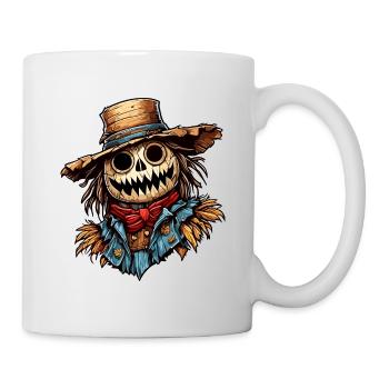 Vogelscheuche / Erntehelfer / Maisfeld / Feld - Tasse - Weiß - Rechts