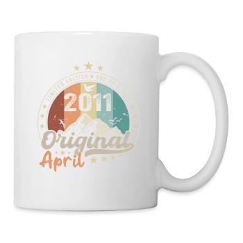 2011 April 2011 Birthday April 2011 April - Mug - white - Right