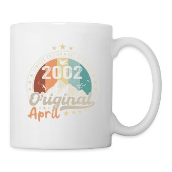 2002 April 2002 Birthday April 2002 April - Mug - white - Right