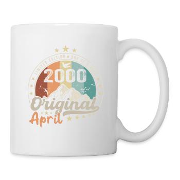 2000 Avril 2000 Anniversaire Avril 2000 Avril - Mug blanc - blanc - Droite
