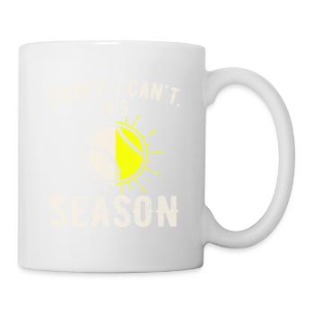 Sorry I Can't Its Baseball Season - Mug blanc - blanc - Droite