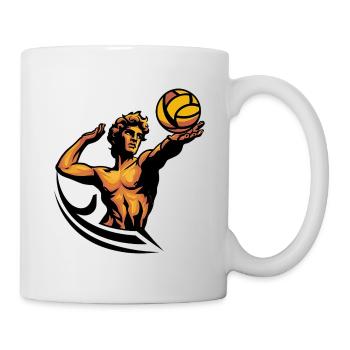 Volley-ball - Mug blanc - blanc - Droite