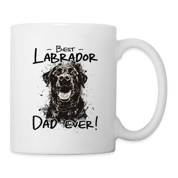 Meilleur papa labrador de tous les temps | Labrador Retriever - Mug blanc - blanc - Droite