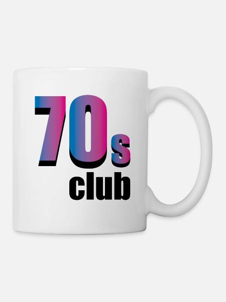 70s club - Mug - white