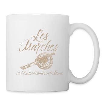 Les Marches de l'Entre-Sambre-et-Meuse - Mug blanc - blanc - Droite