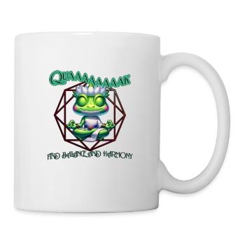 Zen Frog - Find Balance and Harmony - Tasse - Weiß - Rechts