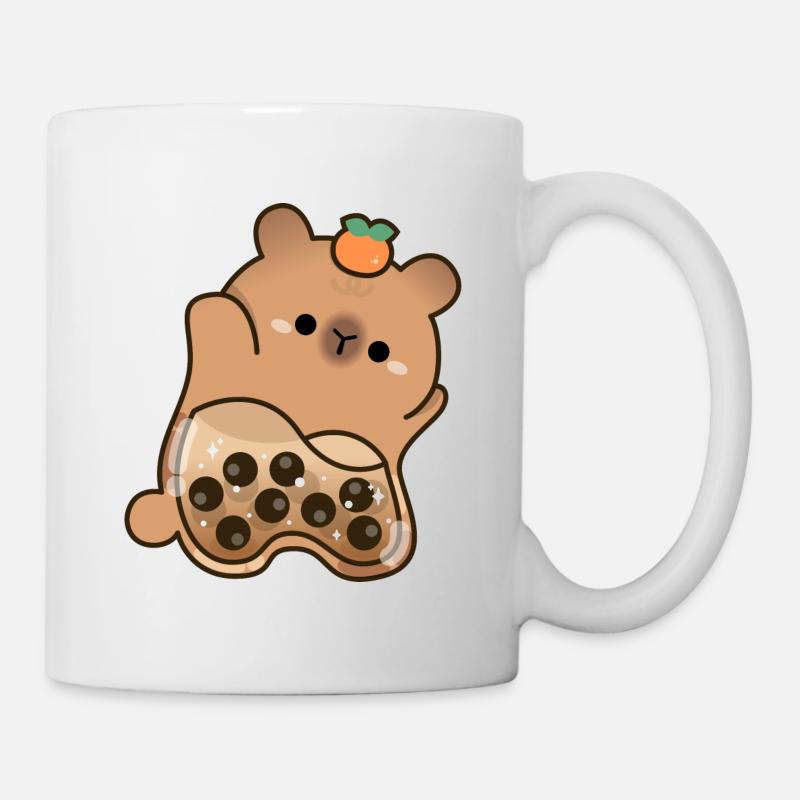 Boba Capybara - Tasse - Weiß