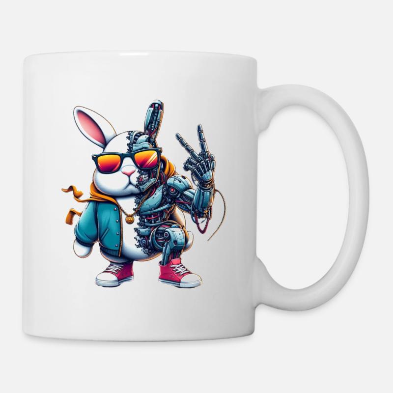 Robohase - Tasse - Weiß