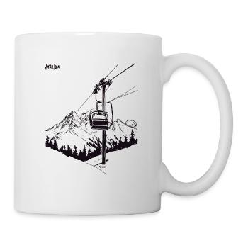 L’amour de l’hiver - Mug blanc - blanc - Droite