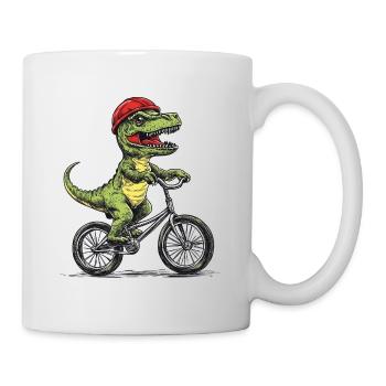 Bikeosaurus Rex - Tasse - Weiß - Rechts