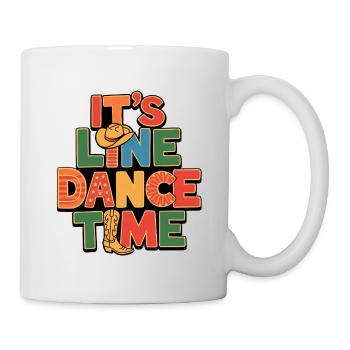 Line Dance Time Line Dancing Time to dance - Mug - white - Right