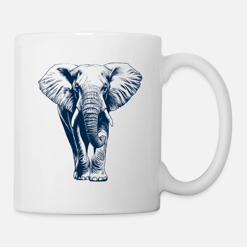 Elephant - Mug - white