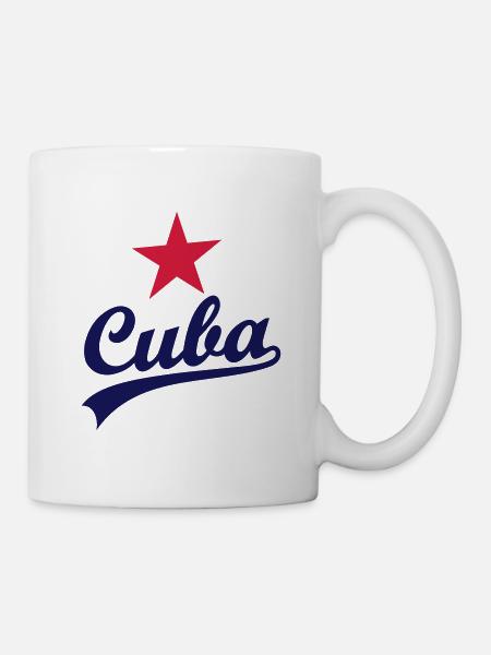 CUBA OLDSCHOOL SWOSH - Tasse - Weiß