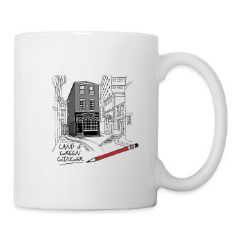 Das Land des grünen Ingweres rot - Tasse - Weiß - Rechts