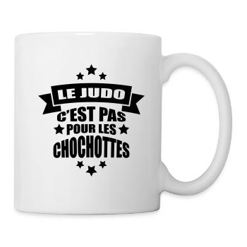 le judo c'est pas pour les chochottes - Mug blanc - blanc - Droite