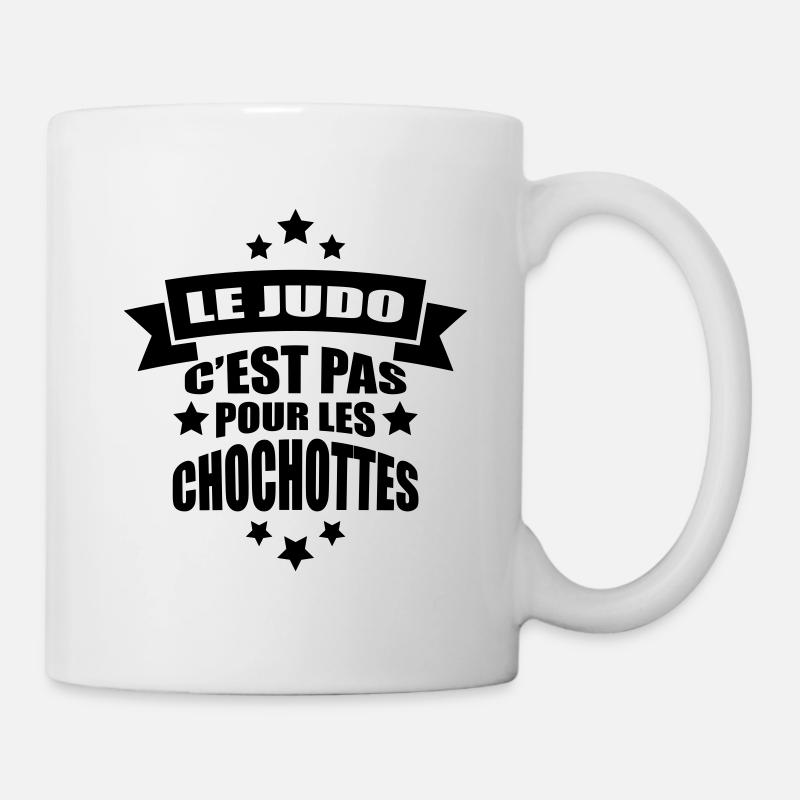 le judo c'est pas pour les chochottes - Mug blanc - blanc