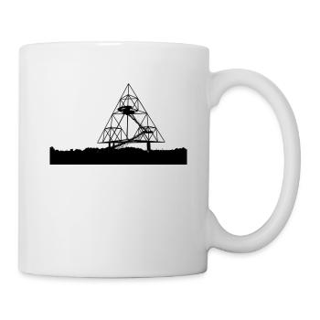 Bottrop tetrahedron - Mug - white - Right