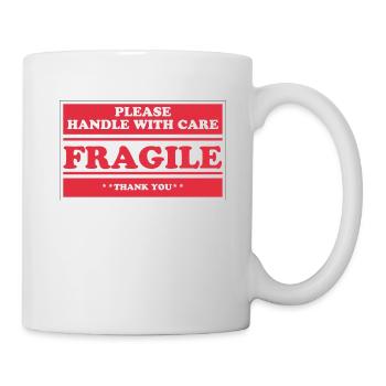 fragile - Mug - white - Right