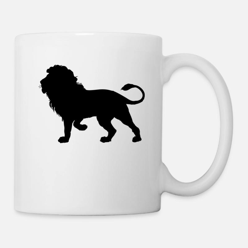 Löwe Classic - Tasse - Weiß