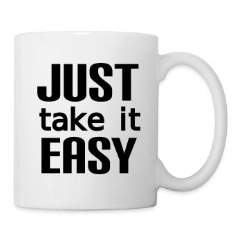 Take it easy - Mug - white - Right