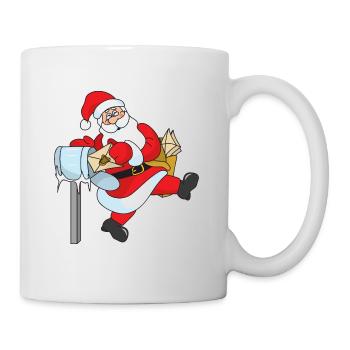 Weihnachtsmann - Tasse - Weiß - Rechts