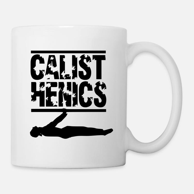Calisthenics Frontlever - Mug blanc - blanc