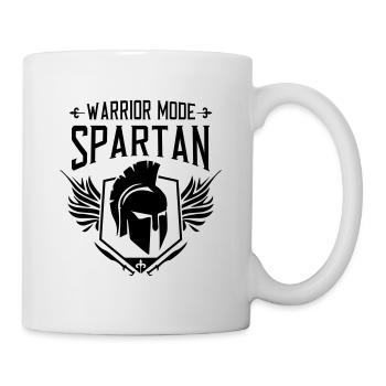 spartaner motivation spartan fitness modus - Tasse - Weiß - Rechts