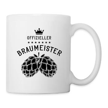 hopfen braumeister - Tasse - Weiß - Rechts