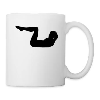 Fitness - Tasse - Weiß - Rechts