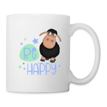 Black sheep - Be happy sheep - lucky charm - Mug - white - Right