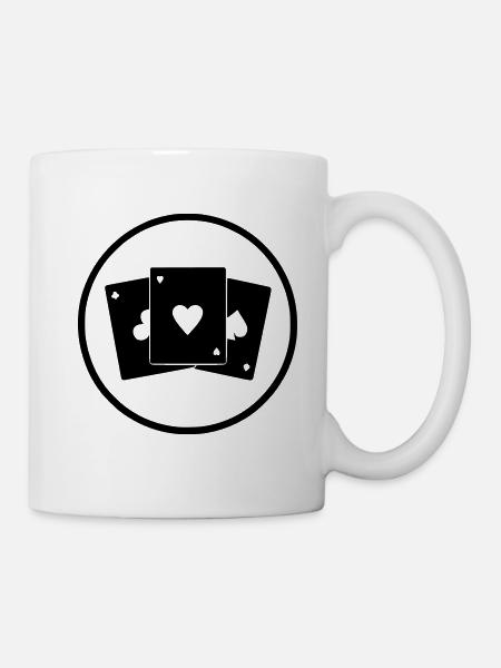 Playing Cards Casino - Mug - white