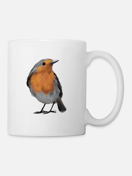 robin - Mug - white