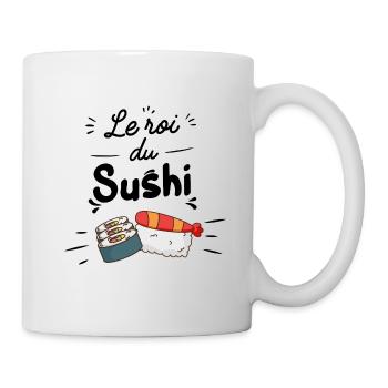 roi du sushi - Mug blanc - blanc - Droite