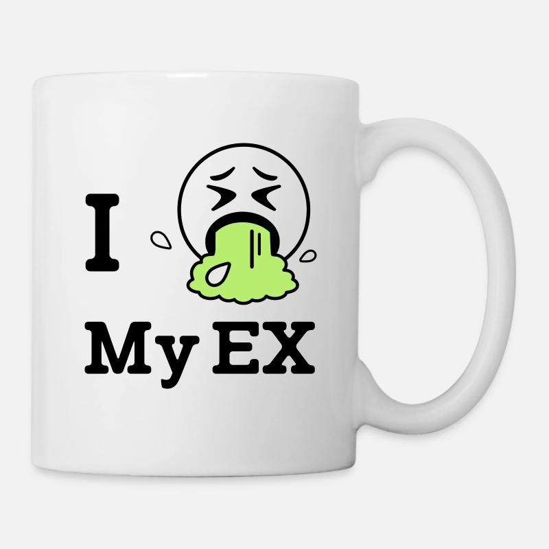 Ich hasse meine/n Ex - Tasse - Weiß