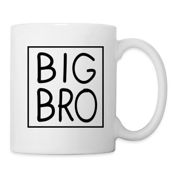 Großer Bruder - Tasse - Weiß - Rechts