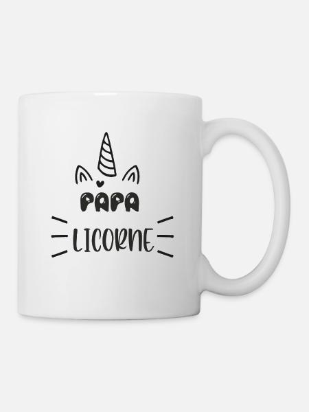 Einhorn Papa - Tasse - Weiß