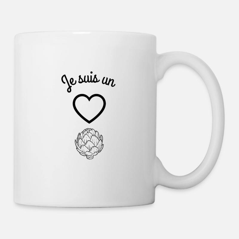 Coeur d'artichaut ! ❤️ - Mug blanc - blanc