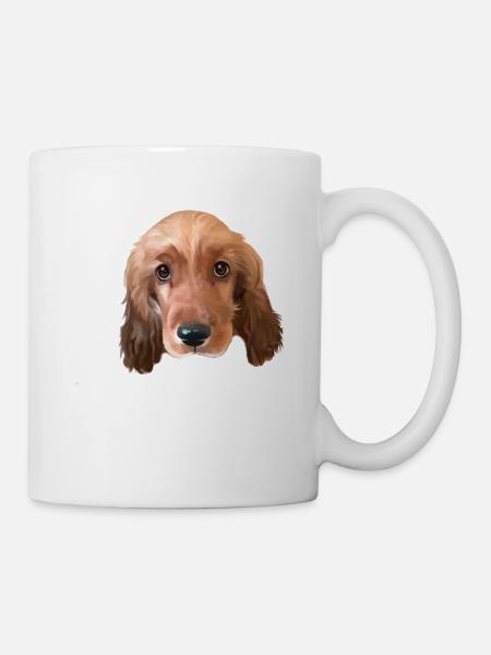 Chien Cocker Spaniel - Mug blanc - blanc