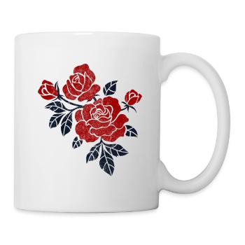floral - Mug blanc - blanc - Droite