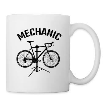 mécanicien de vélo de route | réparation de vélos | mécanicien - Mug blanc - blanc - Droite
