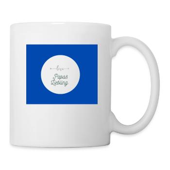Papas Liebling - Tasse - Weiß - Rechts