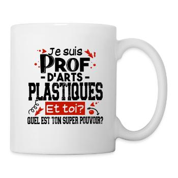 Prof Professeur Métier Arts Plastiques Dessin - Mug blanc - blanc - Droite