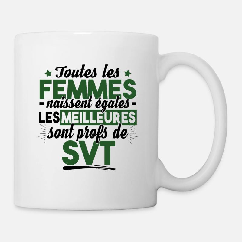Prof Professeur SVT Sciences Vie Terre Métier - Mug blanc - blanc