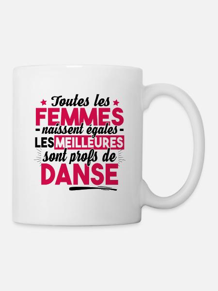 Prof Professeur Danse Métier Humour Cadeau - Mug blanc - blanc