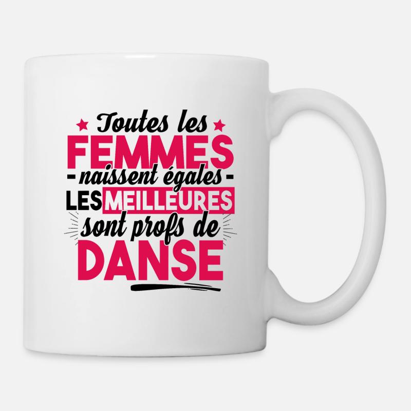 Prof Professeur Danse Métier Humour Cadeau - Mug blanc - blanc