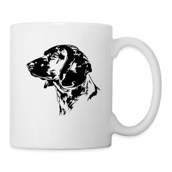 BAVARIAN MOUNTAIN SWEAT DOG Chiens de chasse Wilsigns - Mug blanc - blanc - Droite